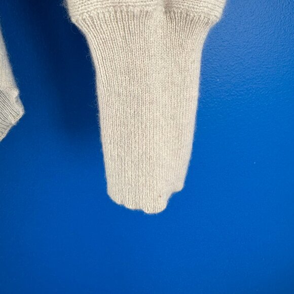 Theory Womens Soft Gray Cashmere Minimalist Dolman Sleeve U-Neck Sweater S/P - Picture 6 of 9